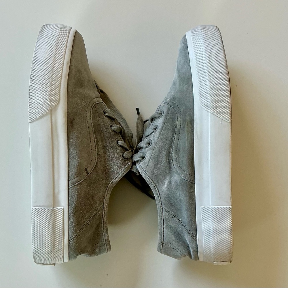 Vince Copely Suede Platform Sneakers Sz 6.5 - Picture 7 of 13